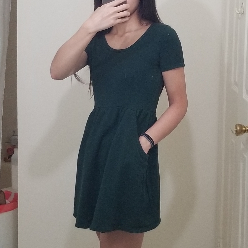 Green Minidress